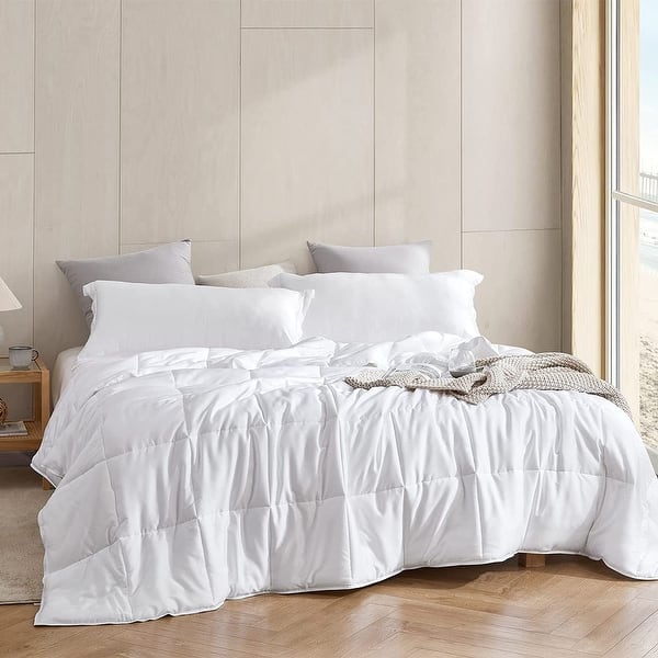 slide 2 of 6, Cool as a Cucumber - Coma Inducer® Cooling Comforter Set - Iceberg White Oversized King