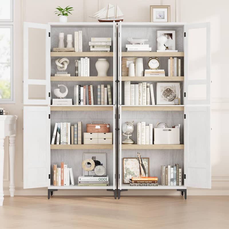 71 Inch Tall Storage Cabinet, 5 - Tier Kitchen Pantry Cabinet