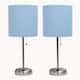 Option Brushed Steel/Blue Shade