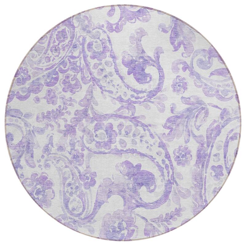 HomeRoots Paisley Transitional Rectangle Outdoor Rug