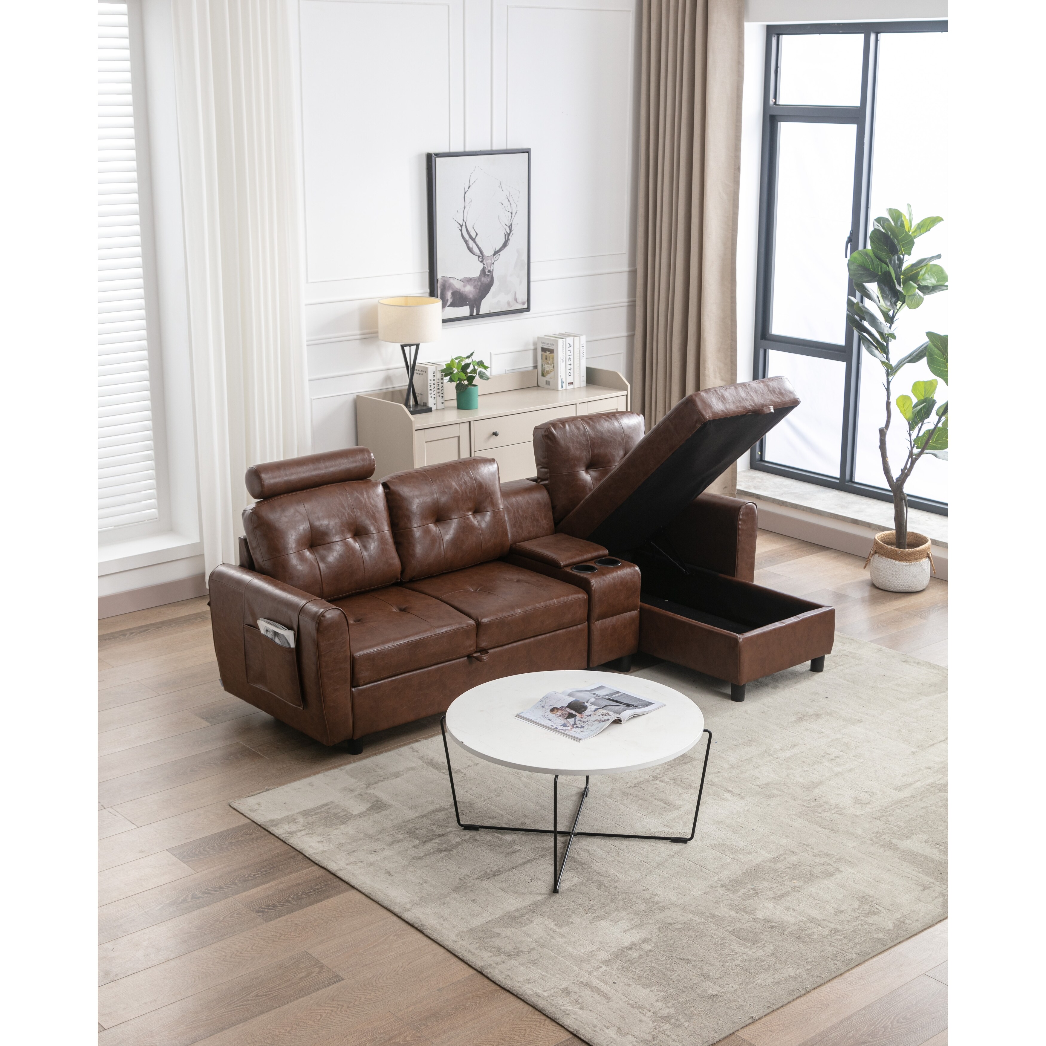 Scandinavian online sectional sofa