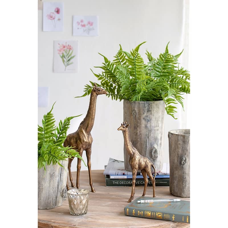 Small Giraffe Statue - 11.25" - Gold