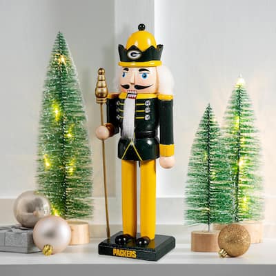 Nutcracker Statue, Green Bay Packers - 4.92''W x 4.53''H x 13.78
