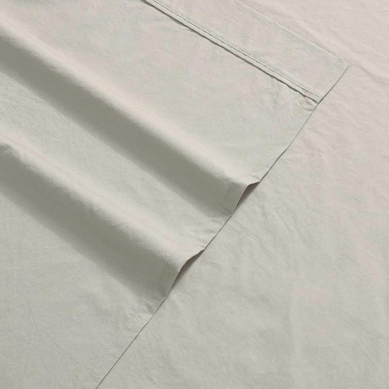 Calvin Klein Washed Cotton Percale Sheet Set