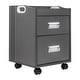preview thumbnail 1 of 5, Alera Pedi Cart Pedicart Drawer Trolley for Pedicure Chair Spa Nail Salon, Grey - N/A Tool Carts - Grey