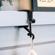 preview thumbnail 10 of 14, Garland and christmas stocking holder for mantle (3-Pack) (White)
