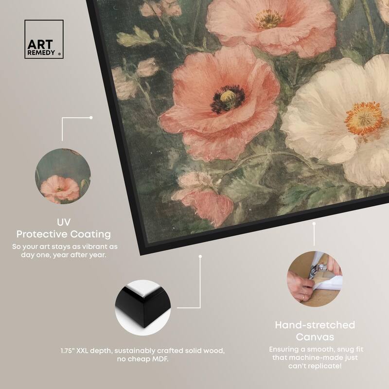 Shadowed Flutter II Canvas by Art Remedy