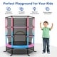preview thumbnail 8 of 8, Gymax 55'' Trampoline for Kids Toddler Recreational Trampoline w/