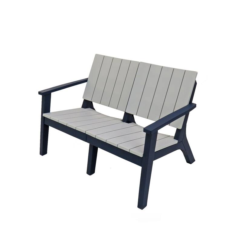 Berkley Collection 4-Piece All-Weather Wood Finish Conversation Set by National Tree Company