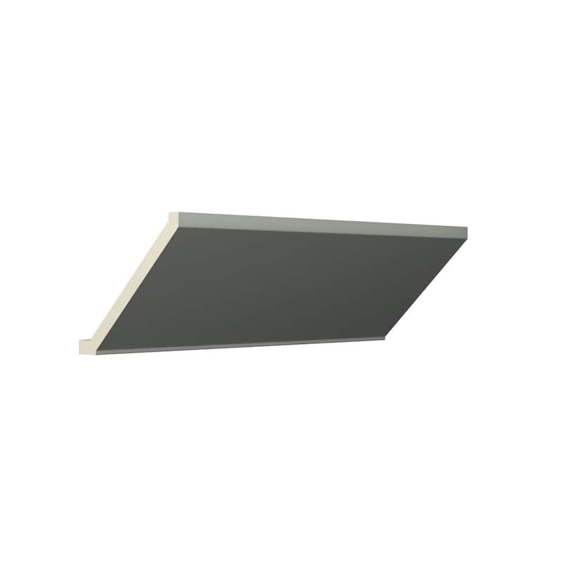 4"H x 4 3/8"P x 5 7/8"F x 96"L Colette Crown Moulding - 1-Pack