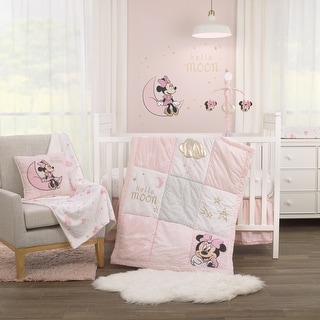 Disney Twinkle Twinkle Minnie 3 Piece Crib Bedding Set