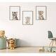 preview thumbnail 2 of 6, Kate and Laurel Sylvie Animal Studio Baby White Tiger Framed Canvas by Amy Peterson Art Studio