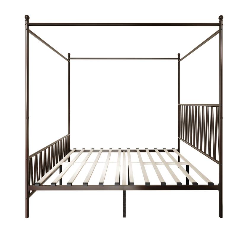 Clayfell Dallas Metal Canopy Bed