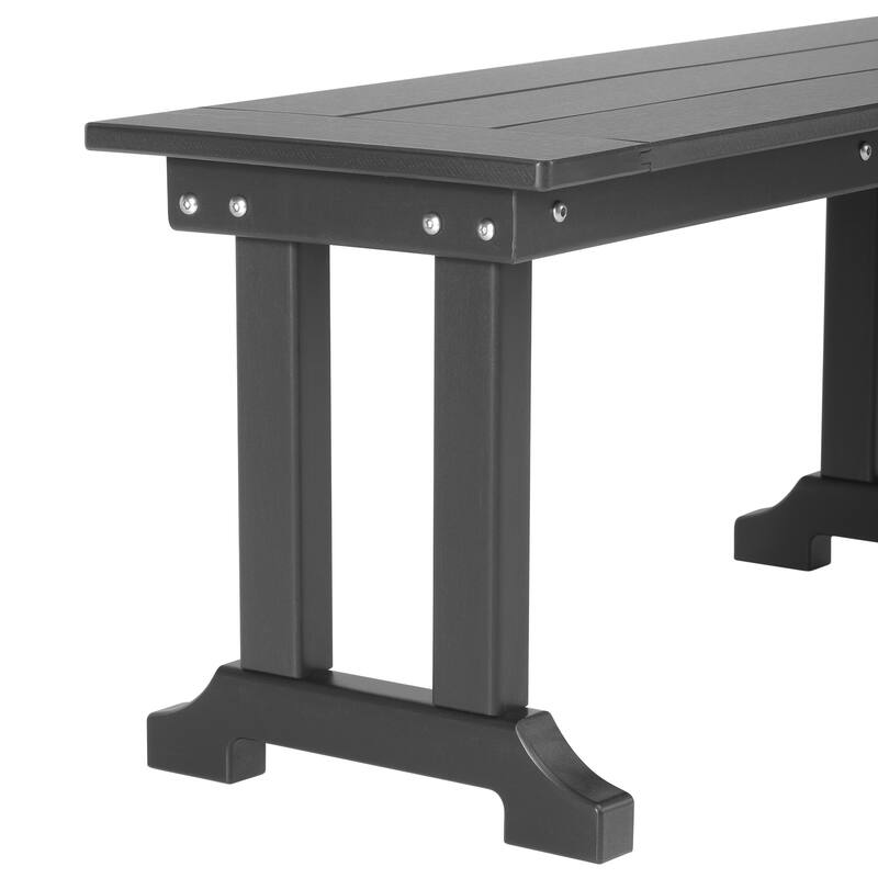 Laguna Hdpe All Weather Outdoor Patio 65" Bench