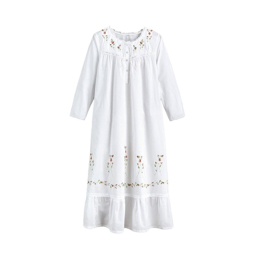 womens cotton night gowns