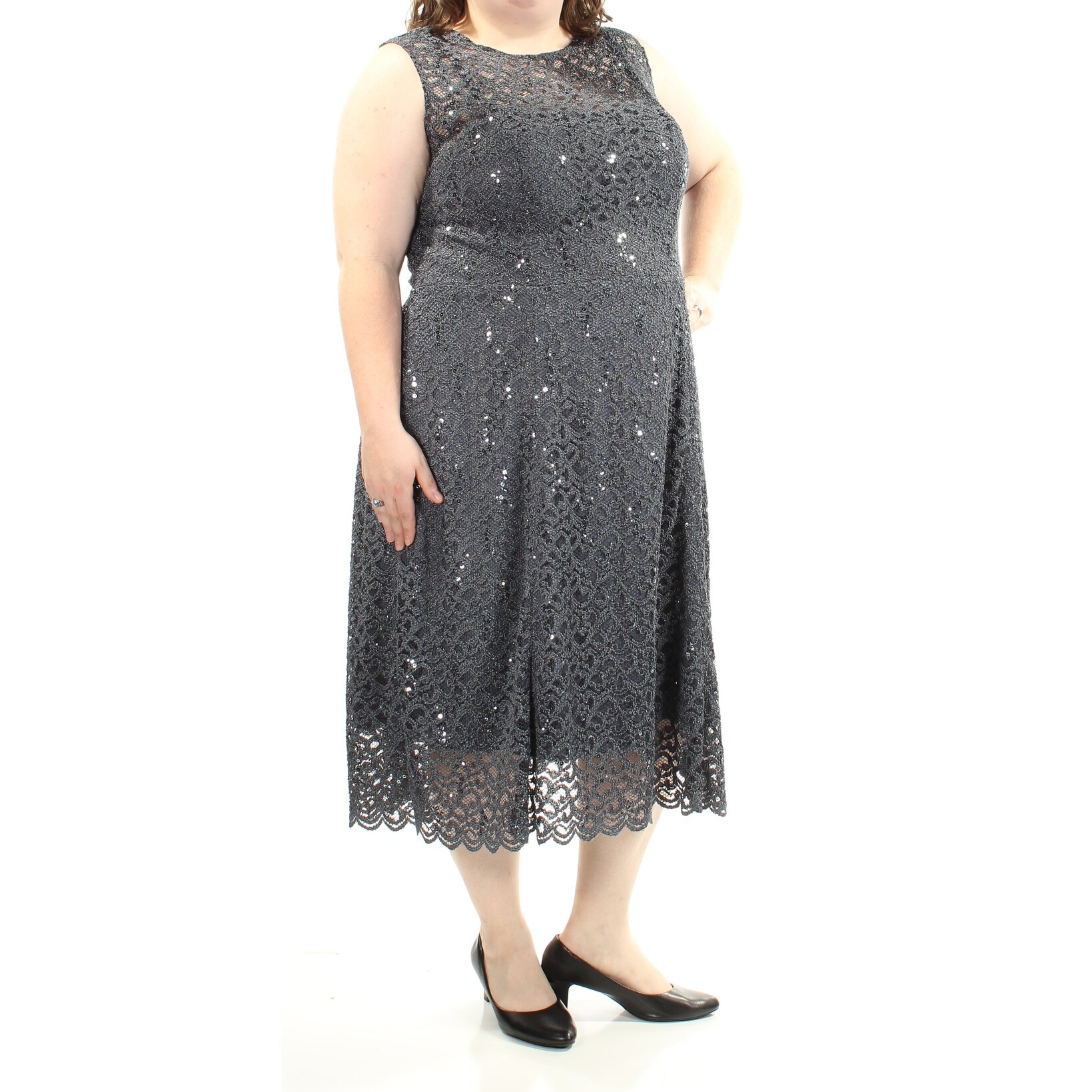 navy lace dress size 22