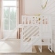 preview thumbnail 26 of 26, Max and Lily Classic Twin Low Loft with Stairs, Easy Slide and Curtain