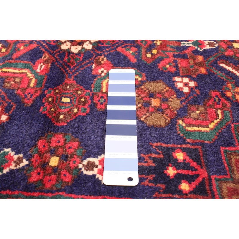 ECARPETGALLERY Hand-knotted Andelz Navy Wool Rug - 4'3 x 7'1