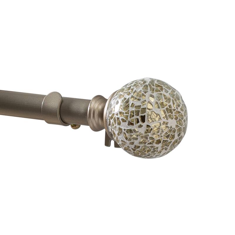 Home Details Champage Palermo 48-86" Adjustable Curtain Rod