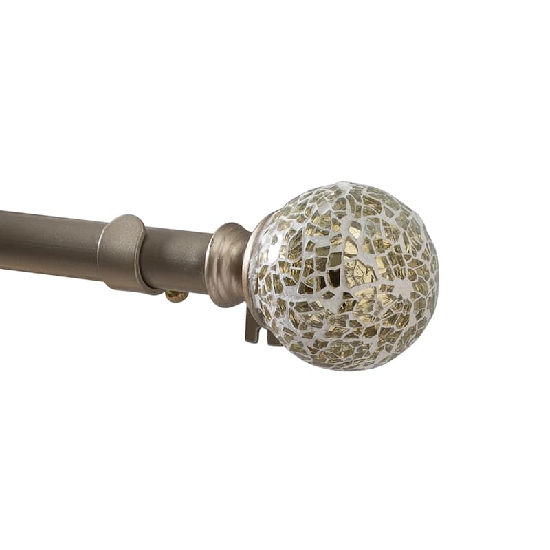 Home Details Champage Palermo 86-120" Adjustable Curtain Rod