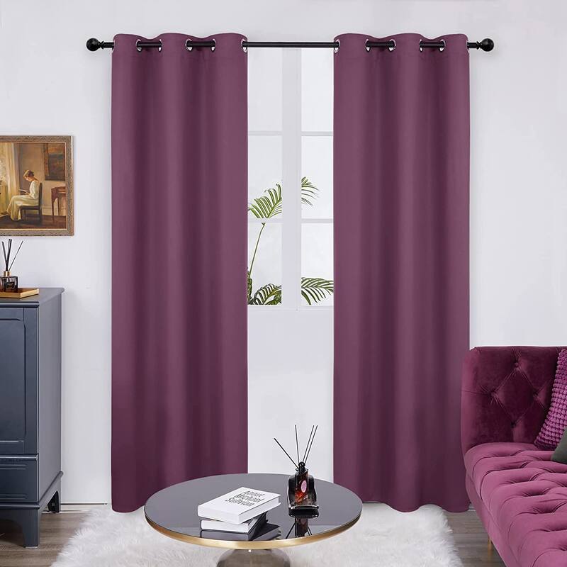 Deconovo Solid 42 Width Curtain Panel (1 Panel)