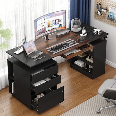Functional Black Electric Desk: Versatile Storage Solutions to Keep Your Workspace Tidy