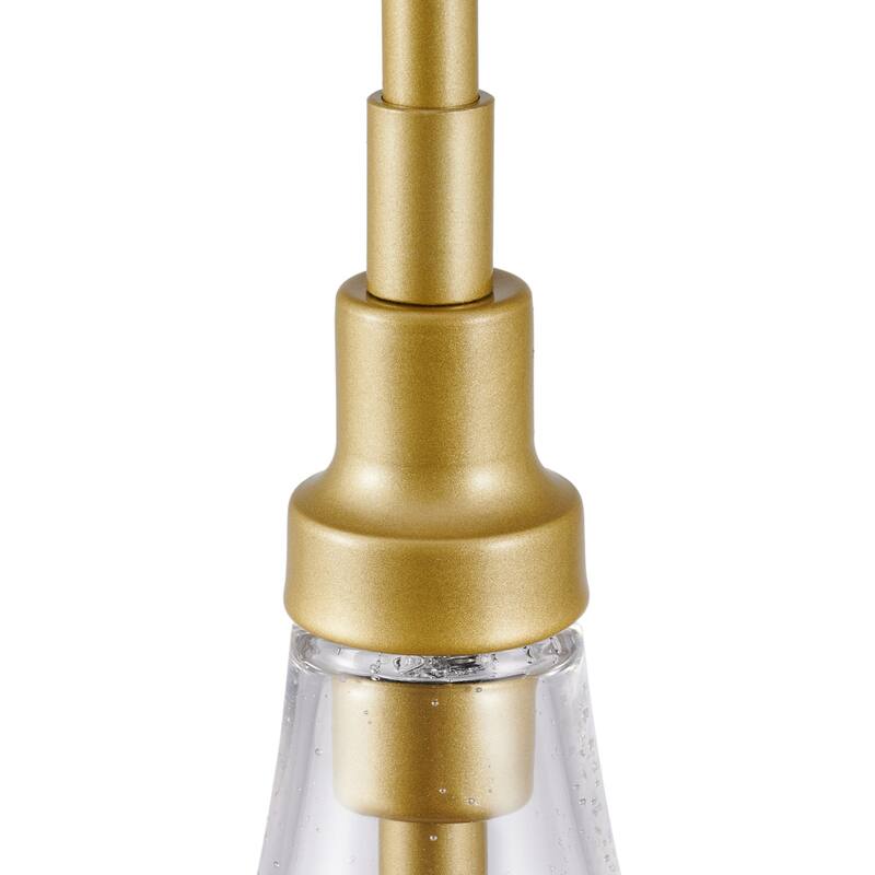 CO-Z Vintage Semi Flush Mount Ceiling Light Fixture - Gold
