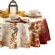 preview thumbnail 4 of 3, Swaying Leaves Bordered Fall Tablecloth