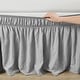preview thumbnail 19 of 23, Lush Decor Ruched Ruffle Elastic Easy Wrap Around Bedskirt