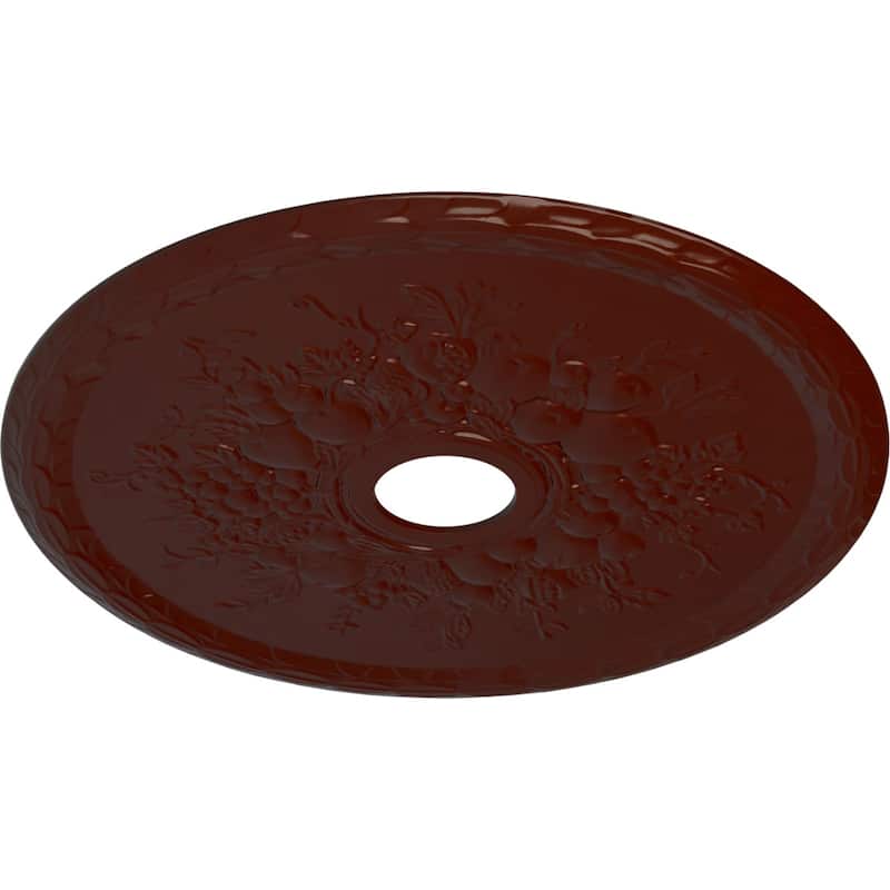 22 5/8"OD x 3 5/8"ID x 5/8"P Grape Ceiling Medallion