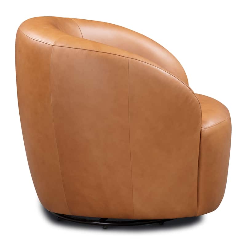Poly and Bark Alma Swivel Chair - Genuine Italian Leather