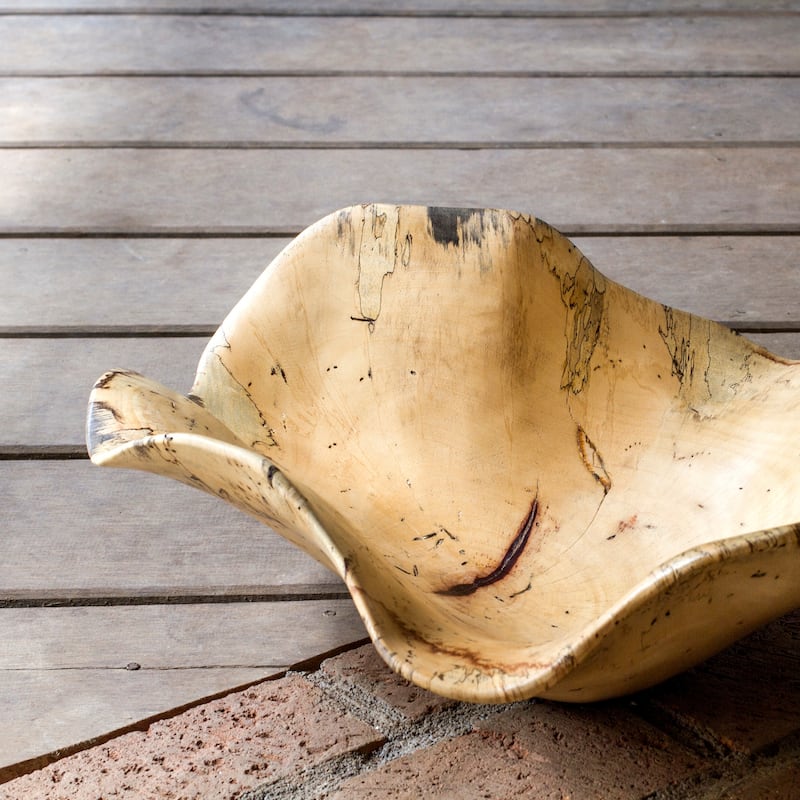 Uttermost Tamarine 15 3/4 Inch Wide Wood Decorative Bowl