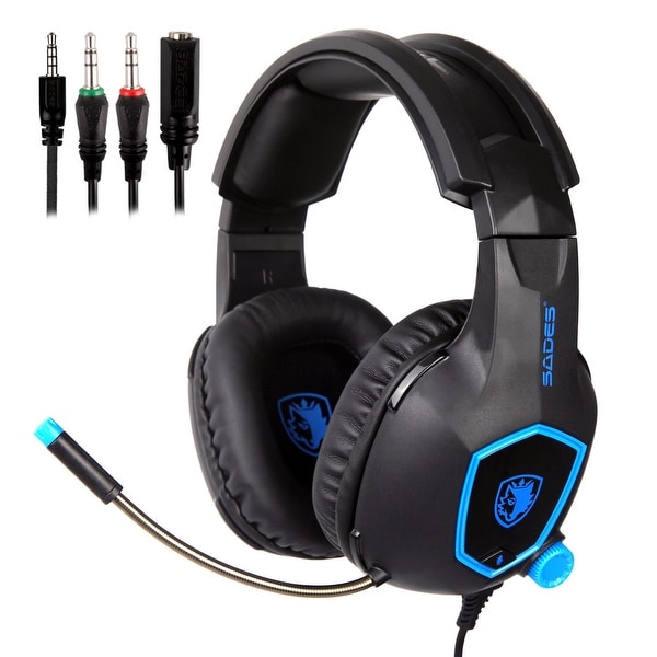 SADES SA818 Stereo Gaming Headsets Headphones for PS4 NewXbox One PC with Mic - black