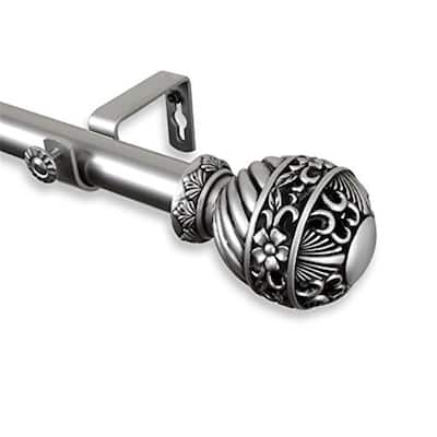 Lanette Curtain Rod - Decorative Twist Finial Rod - Home Imports Emporium - 240
