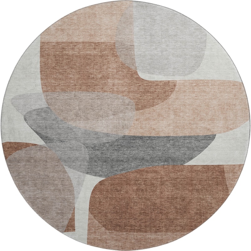 Premium Washable Super Soft Contemproary Retro Mayfield Rug