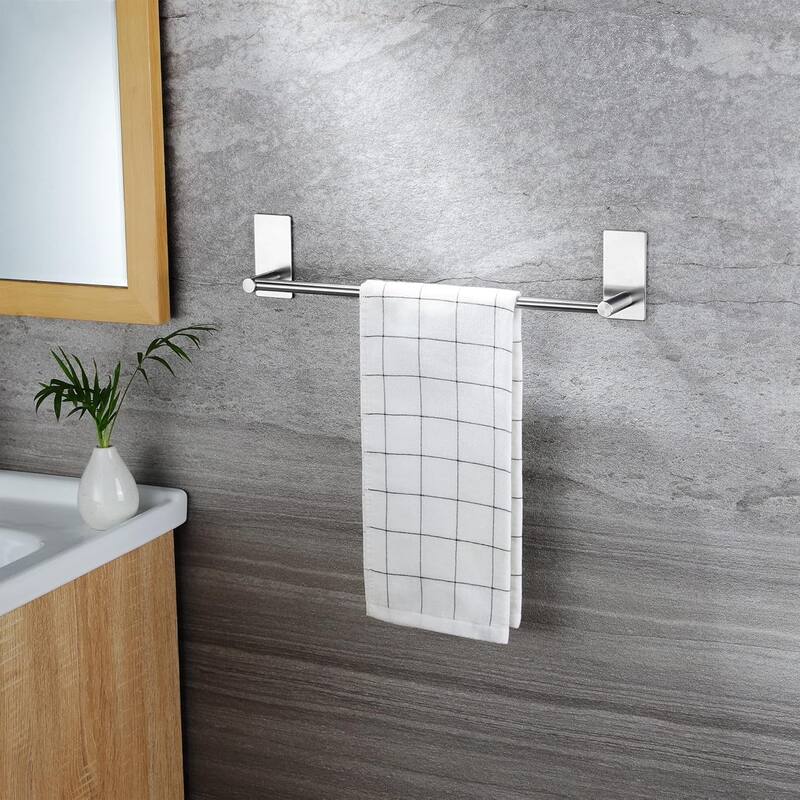 16 Inch Bathroom Towel Bar 304 Stainless Steel Bathroom Wall Towel Bar