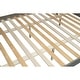 preview thumbnail 6 of 10, Gray Twin XL over Queen Size Solid Wood Bunk Bed with Ladder & Fence