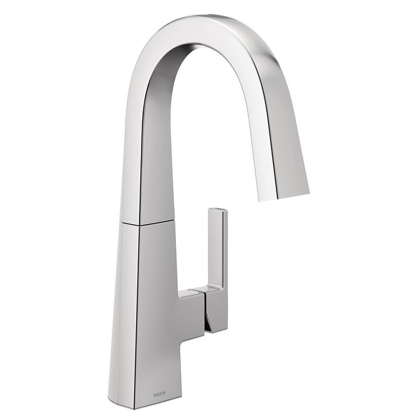 Moen S55005 Nio 1.5 GPM Deck Mounted Bar Faucet with Duralock and Duralast Technology