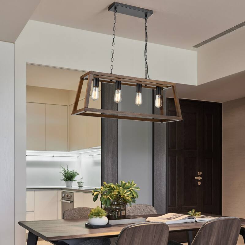 Light Society Bristol Wood Pendant Lamp