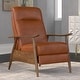 preview thumbnail 3 of 59, Sienna Upholstered Wood Push Back Recliner by Greyson Living