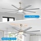 preview thumbnail 106 of 128, Sofucor 52/66/72/76/84Inch Large Ceiling Fan with Dimmable LED Light ,Remote&APP Control,8 Blades for Large Living Room,Porch