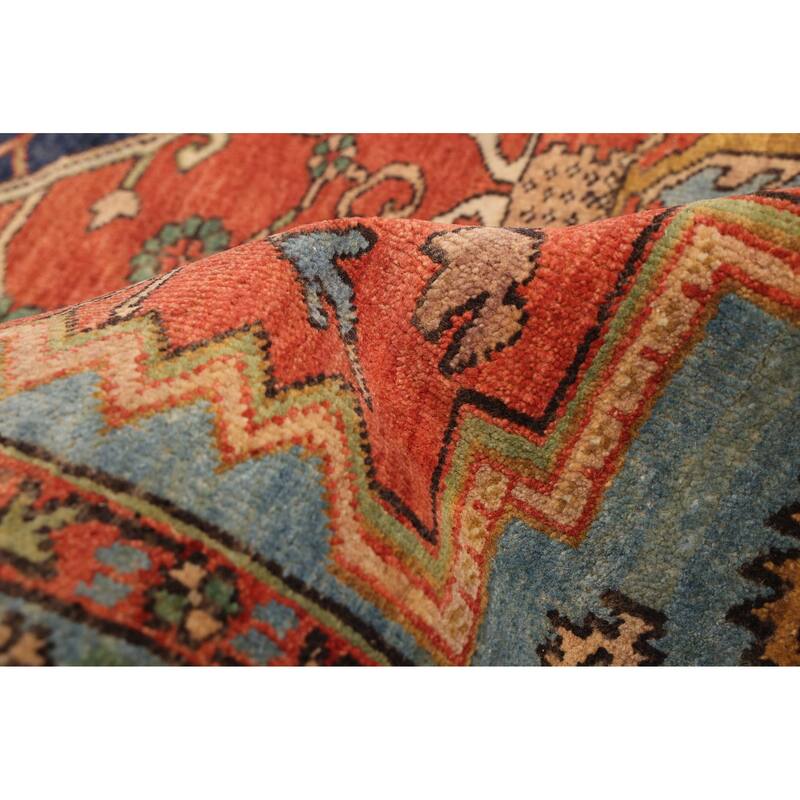 ECARPETGALLERY Hand-knotted Jules Sultane Dark Copper Wool Rug - 8'11 x 11'10