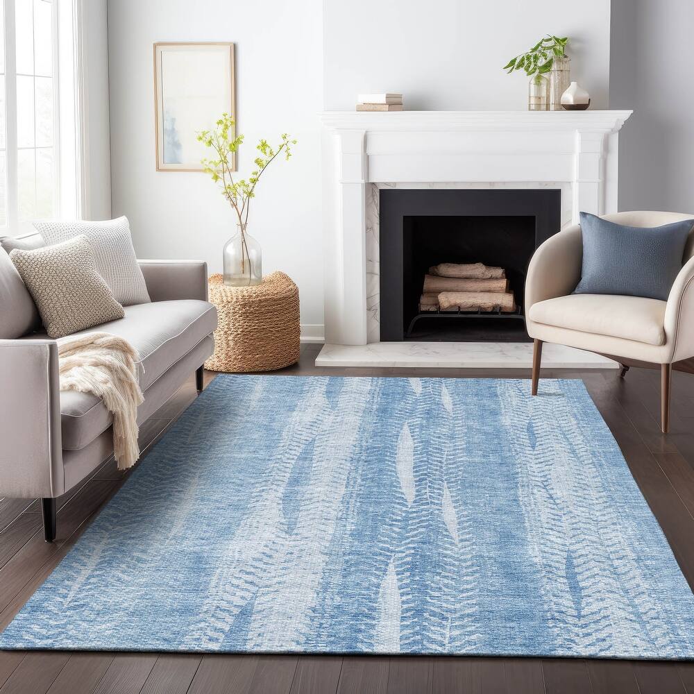 Premium Washable Super Soft Stripe Tracks Mayfield Rug