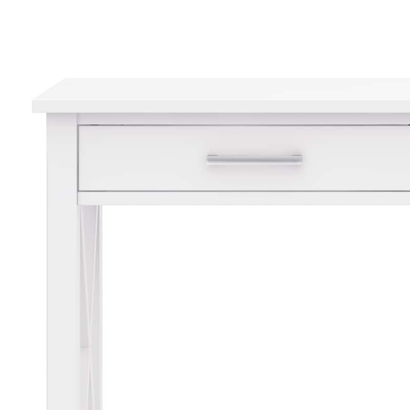 WYNDENHALL Waterloo SOLID WOOD 47 inch Wide Contemporary Console Sofa Table - 47.4 Inches wide