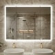 preview thumbnail 1 of 35, Modland 48"-60"W x 36"H Tri-Fold LED Bathroom Mirror with Defogging & Memory Function