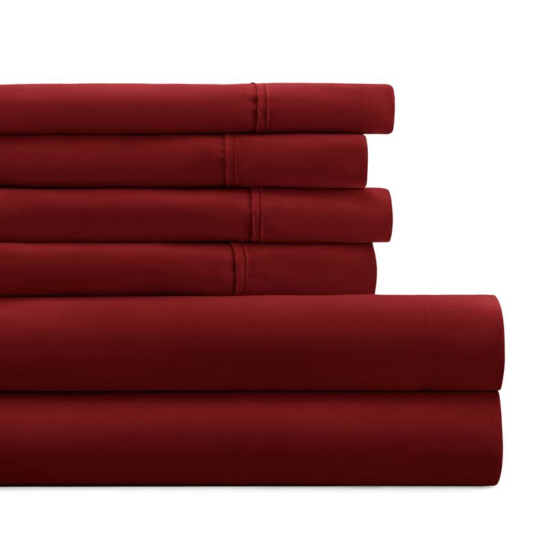 Becky Cameron Double Brushed Deep Pocket 6 Piece Sheet Set