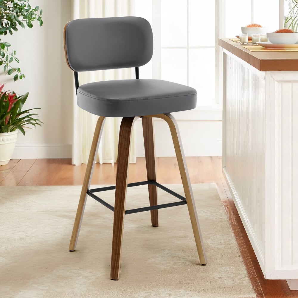 26"/29" Swivel Bar Stools/ Counter Stools with Bentwood Legs