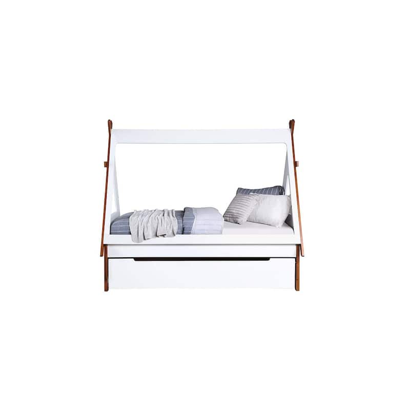 Gothic Glamour Twin Bed - Elegant Bedroom Furniture - Modern Style Bed Frame