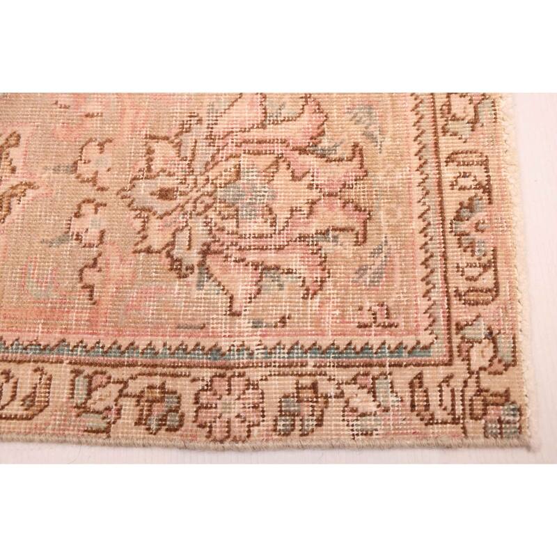 ECARPETGALLERY Hand-knotted Antalya Vintage Pink Wool Rug - 9'8 x 12'8