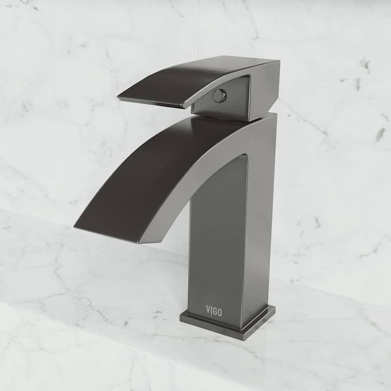 VIGO Satro 7" H Single Handle Single Hole Bathroom Faucet